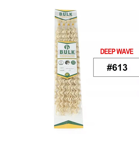 Deep curly Bulk for Boho 20 Inch