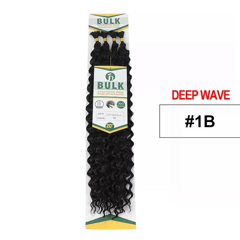 Deep curly  Bulk for Boho 20 Inch